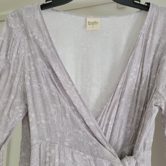 Anthropologie maxi wrap dress Lavender Lilac - Picture 2 of 2